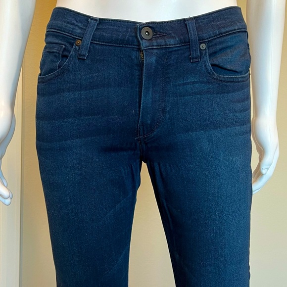 PAIGE Croft Dark Wash Skinny Stretch Denim - sz 31 - Picture 3 of 10